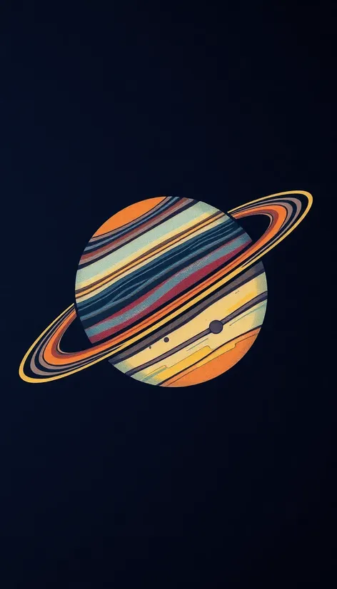 planet saturn tattoo