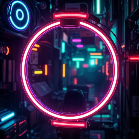 neon circle