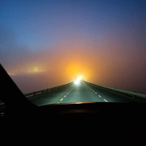 car pov driving over