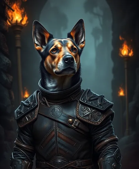 dog leather armor