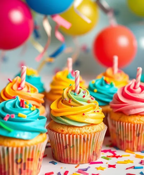 happy birthday cupcake images