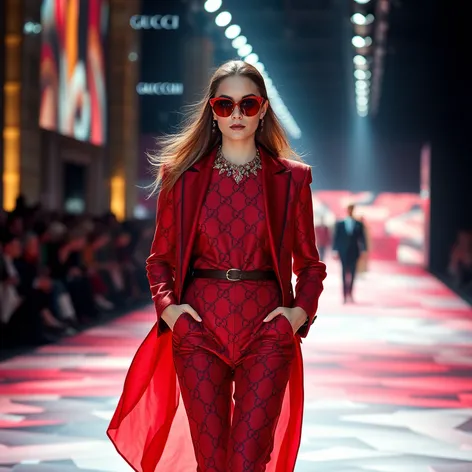 gucci fashion runway photoo