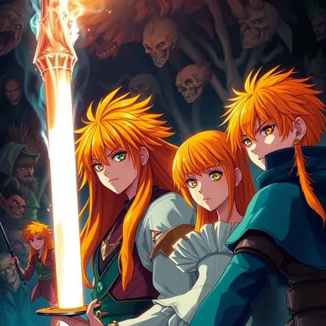 characters with orange hair