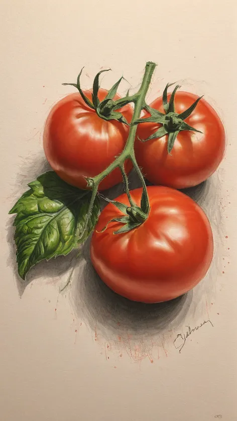 tomato drawing