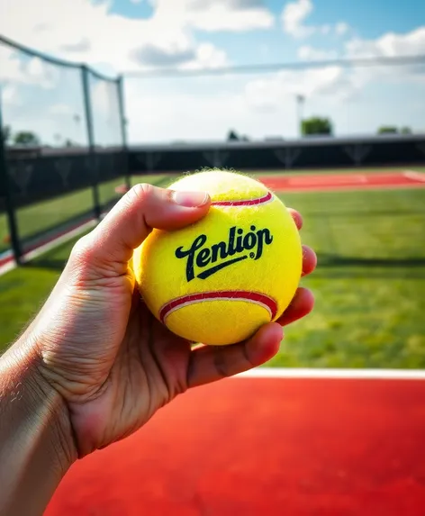 someone holding a tennis