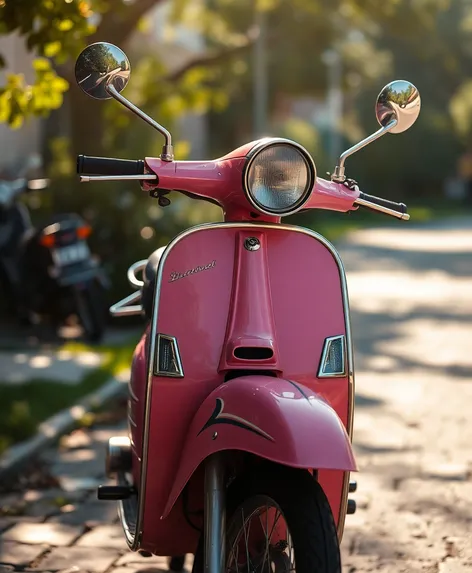 pink moped