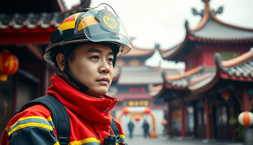 firefighter asian