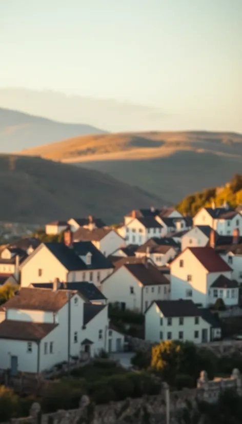 smallish houses pretty white