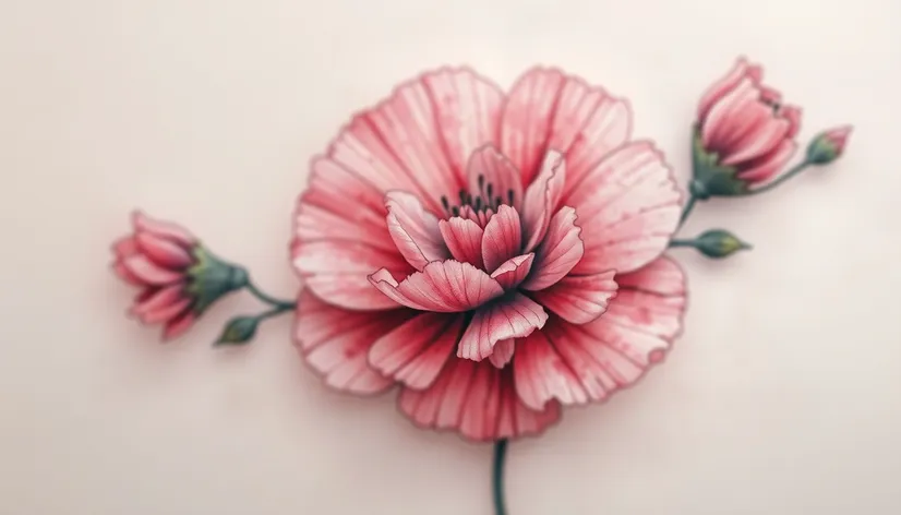 carnation tattoo