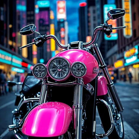 pink harley davidson