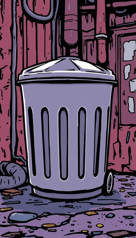 clipart of garbage can