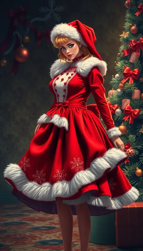 mrs claus dress