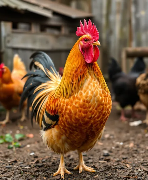 buff laced polish chicken