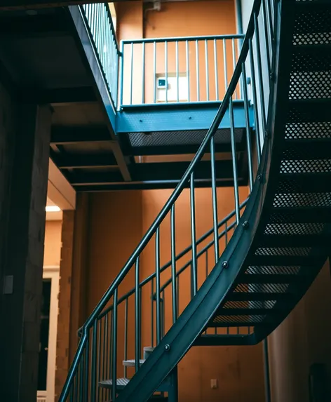 stairs in apartment building