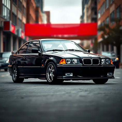 black bmw e36