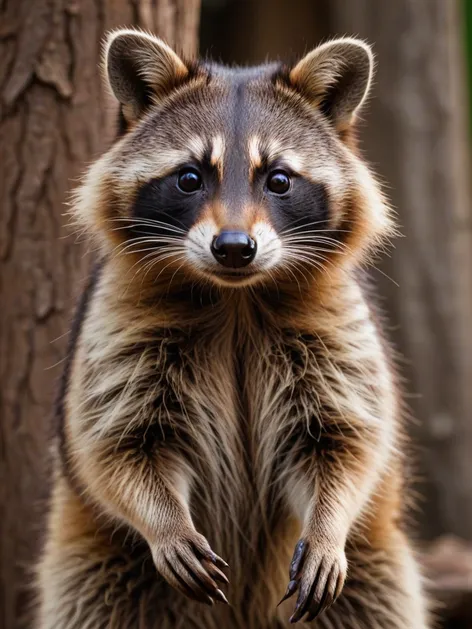 brown raccoon