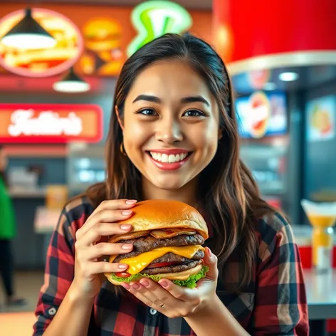 thisvid girl eating burger