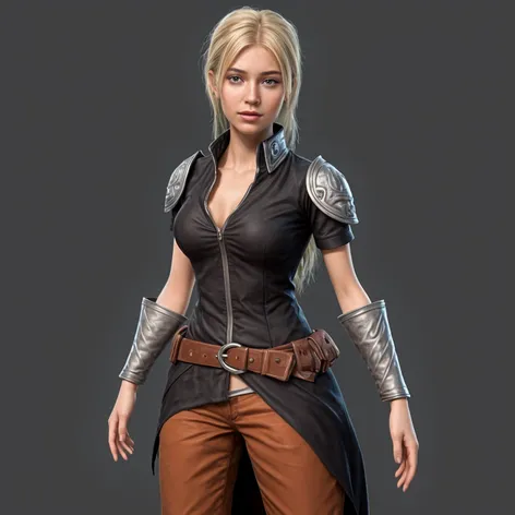 give video female character