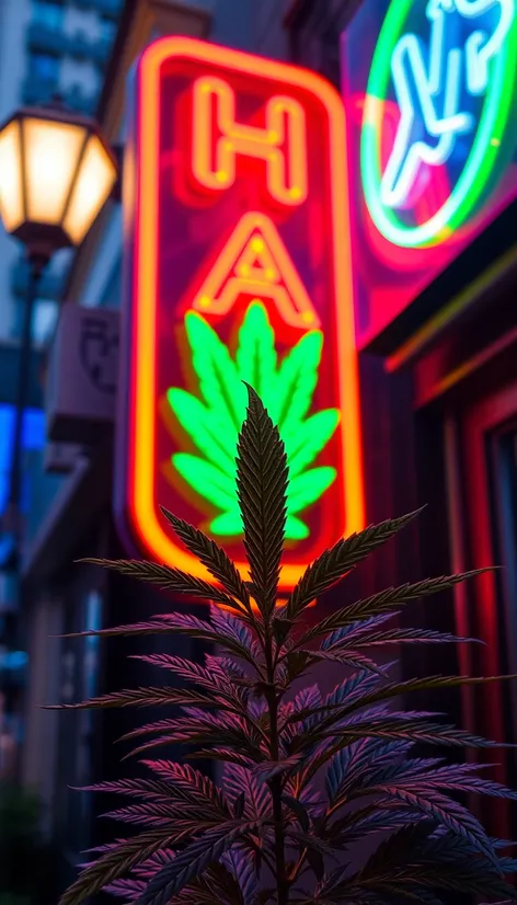 neon sign marijuana