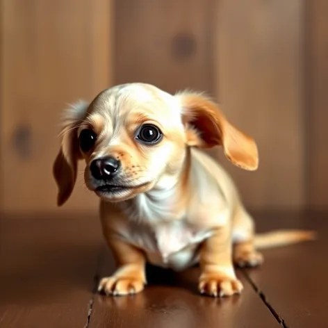 english cream mini dachshund