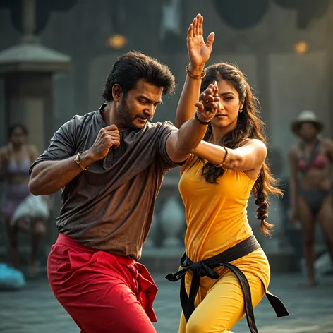 Rajinikanth Nayanthara yoga outfit,