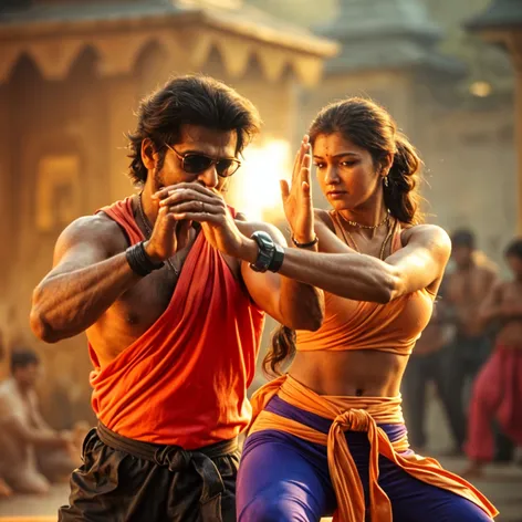 Rajinikanth Nayanthara yoga outfit,