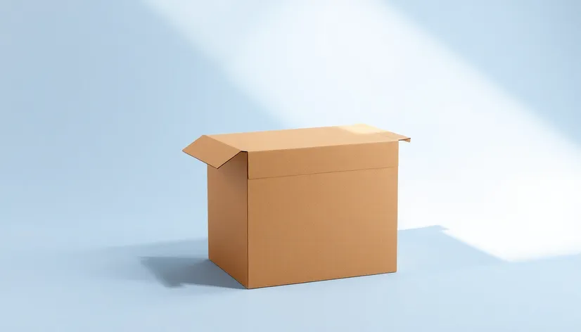 closable cardboard box cutout