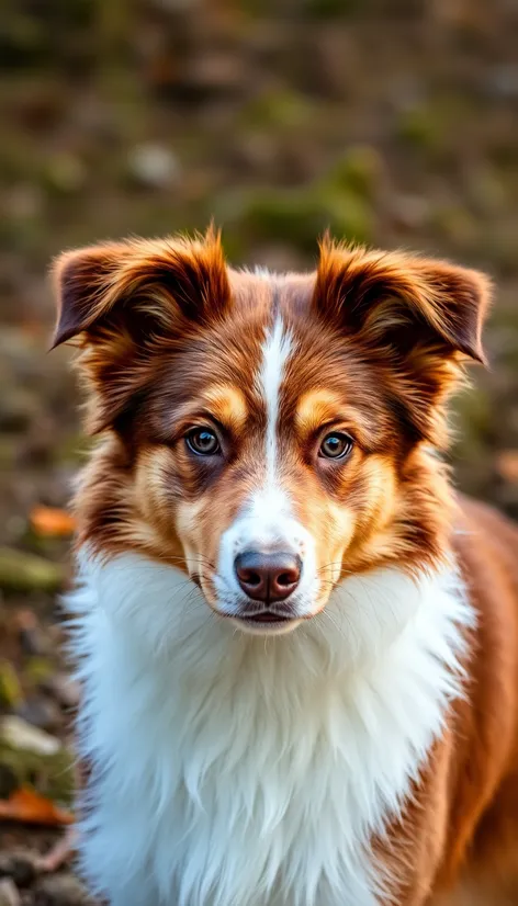 brown border collie