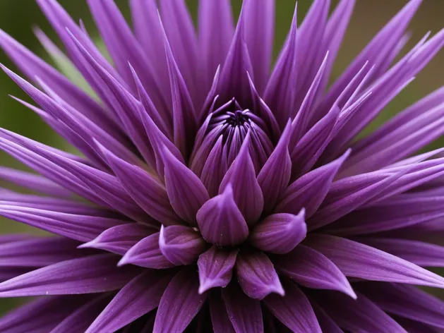 purple spiky flower