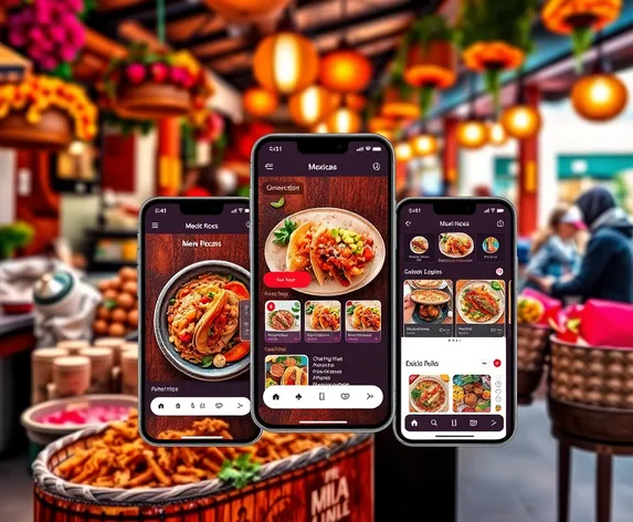 mexican menu app ux