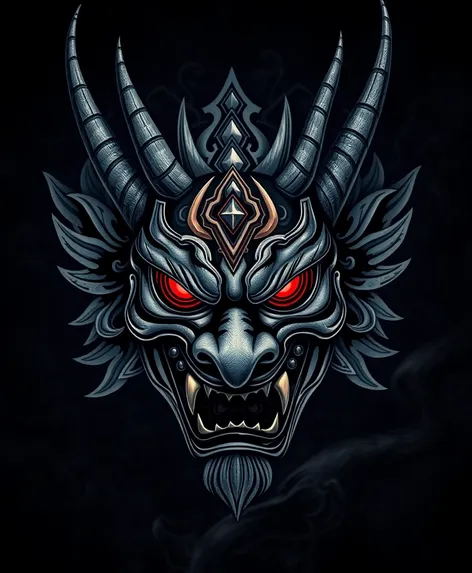 oni japanese demon mask