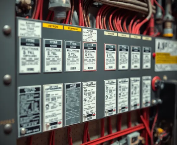 electrical panel labels