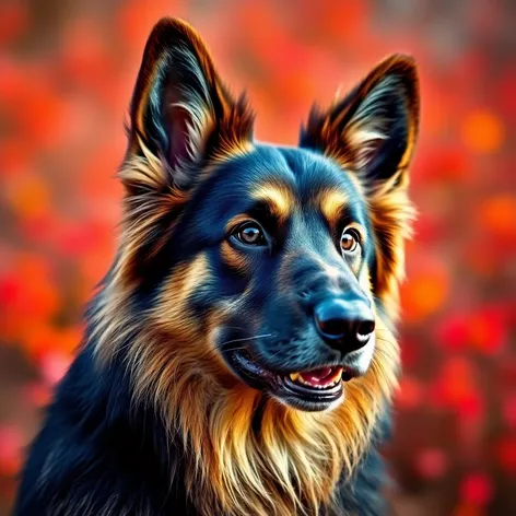 long hair german shepherd