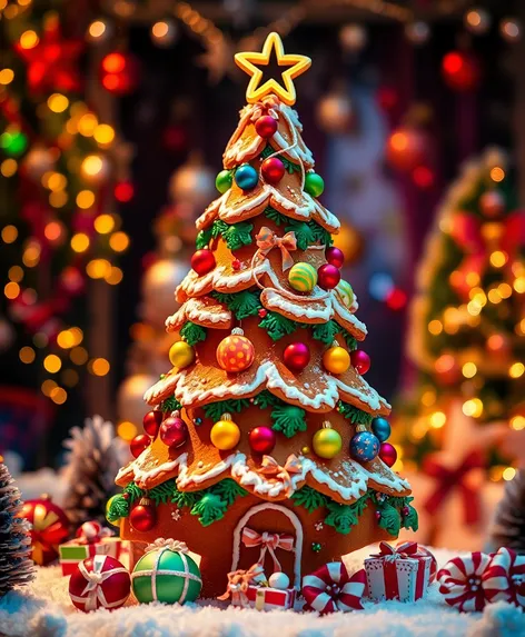 gingerbread christmas tree