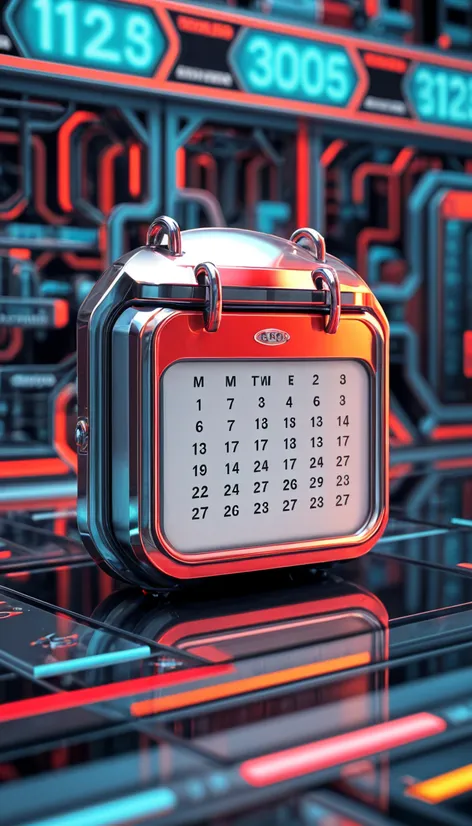 3d calendar