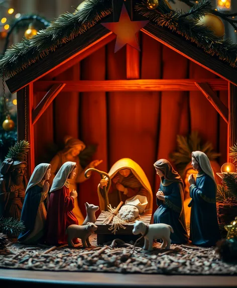 manger scene clipart