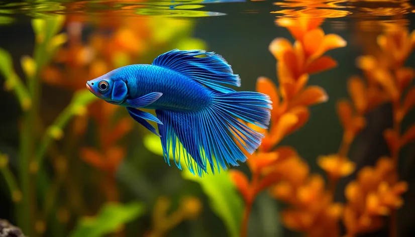 blue betta fish