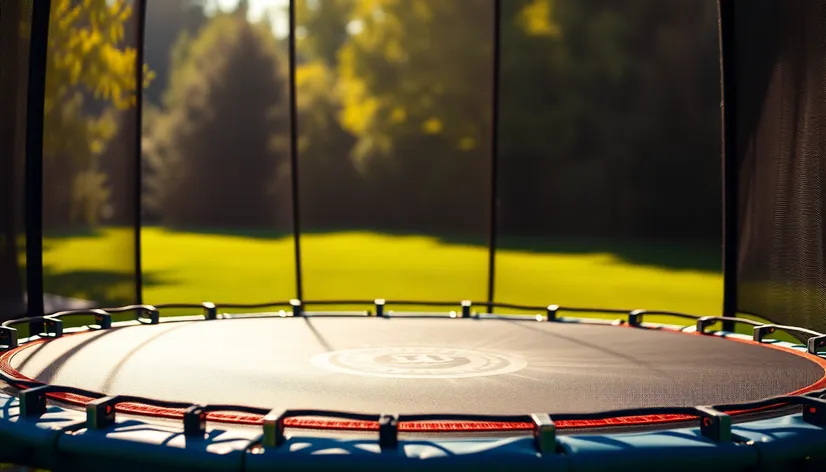 trampoline with net