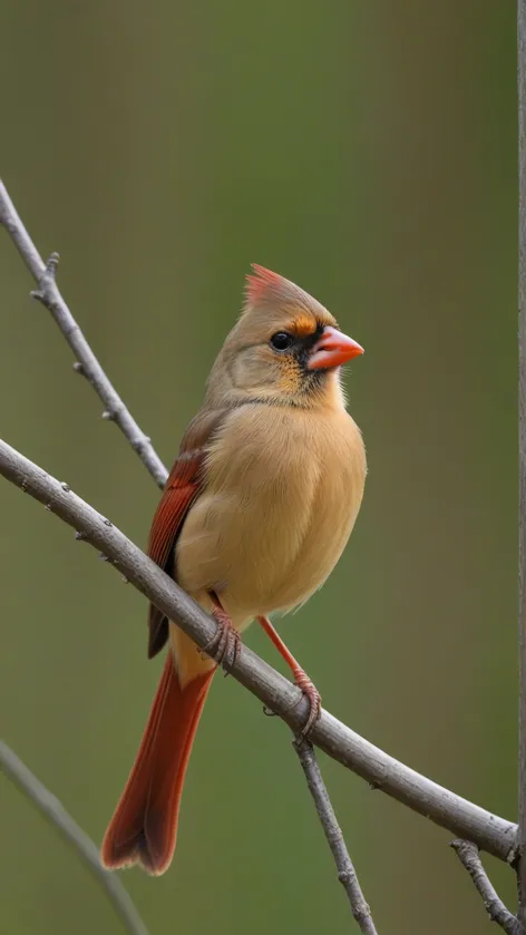 young cardinal bird
