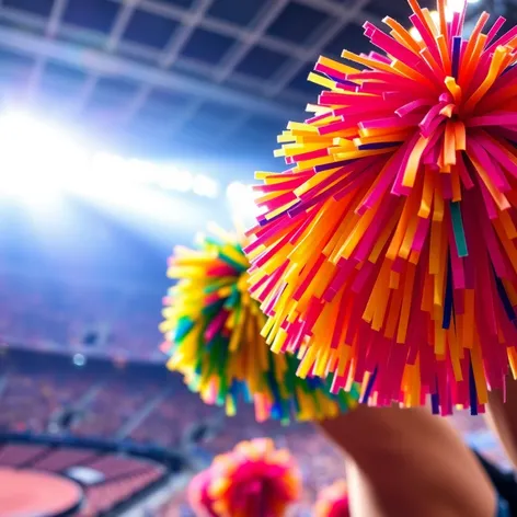 pom poms cheer