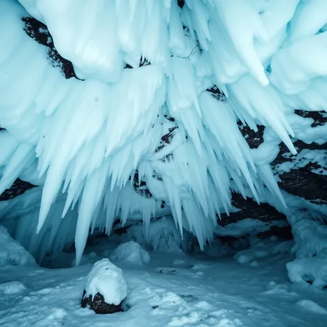 eben ice caves michigan