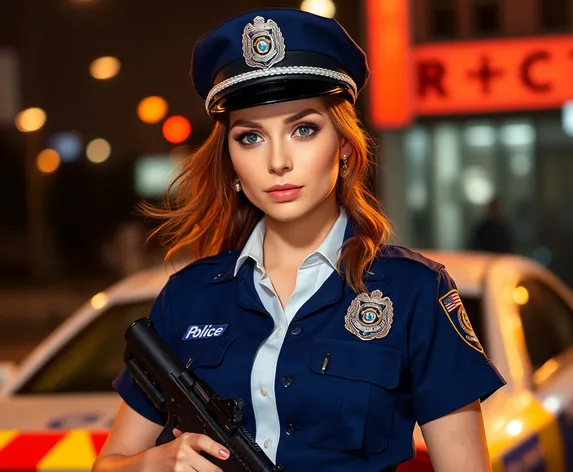 female police officer costume