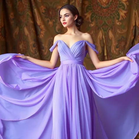 lavender dress for women