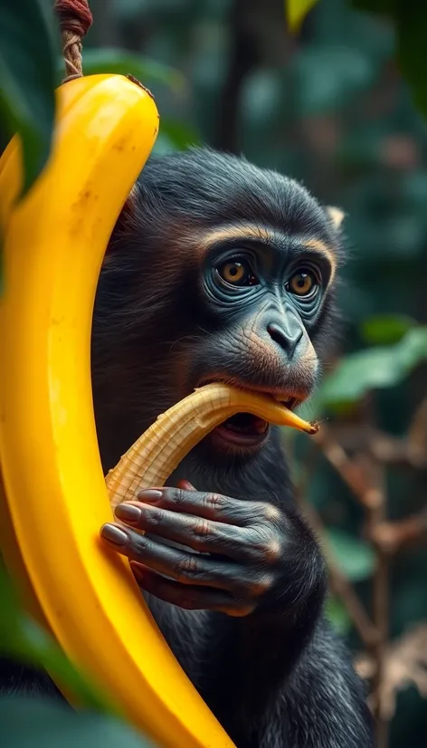 monkey eating image