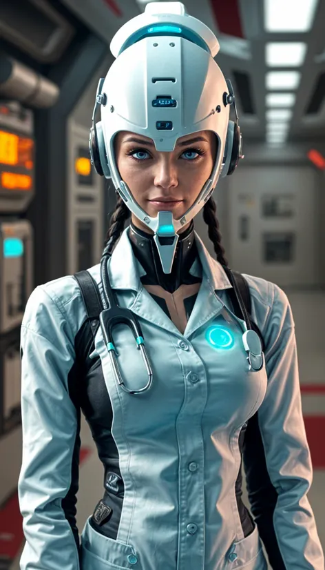 female cyborg doctor