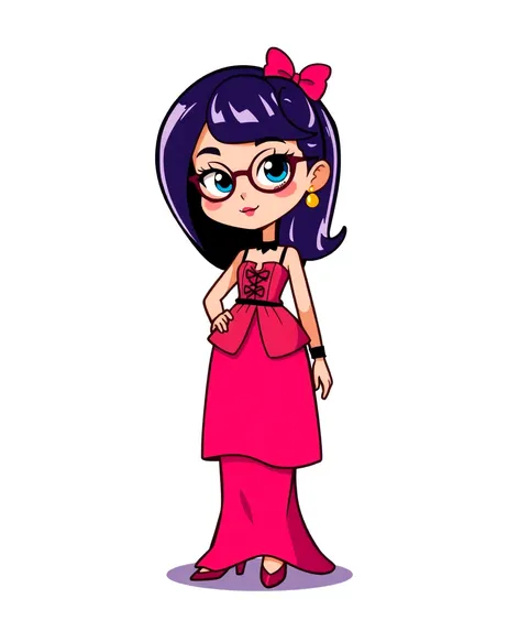 cartoon picture of dress