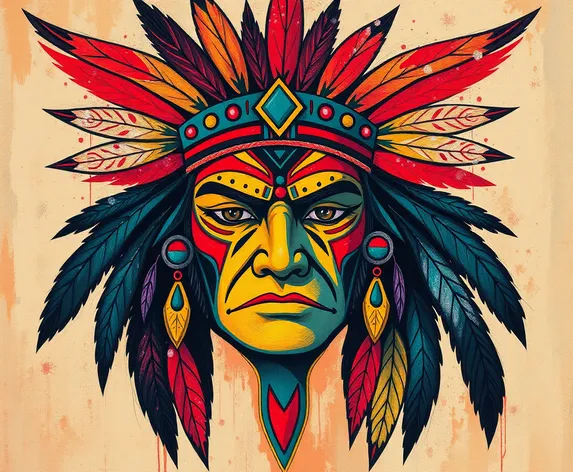 native american painting