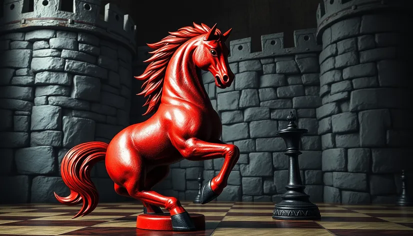 giant horse chess piece