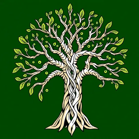 celtic life tree tattoo