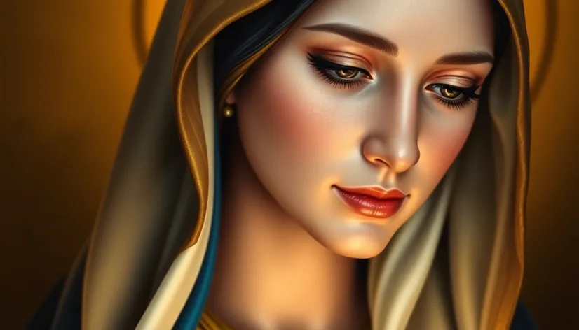 virgin mary realistic